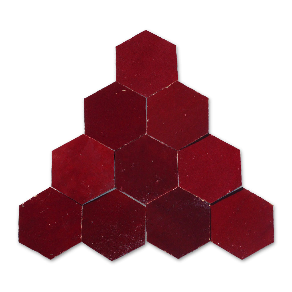 Hexagon Marrakech Red